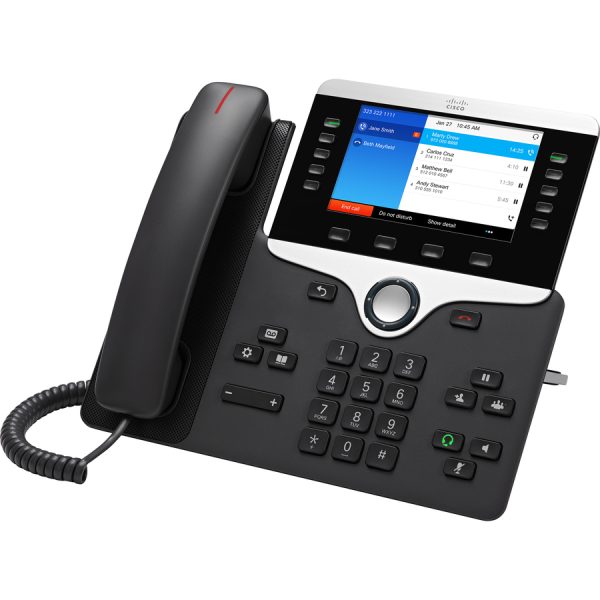 Cisco 8841 IP Phone - Corded - Corded - Wall Mountable - Charcoal - Image 4