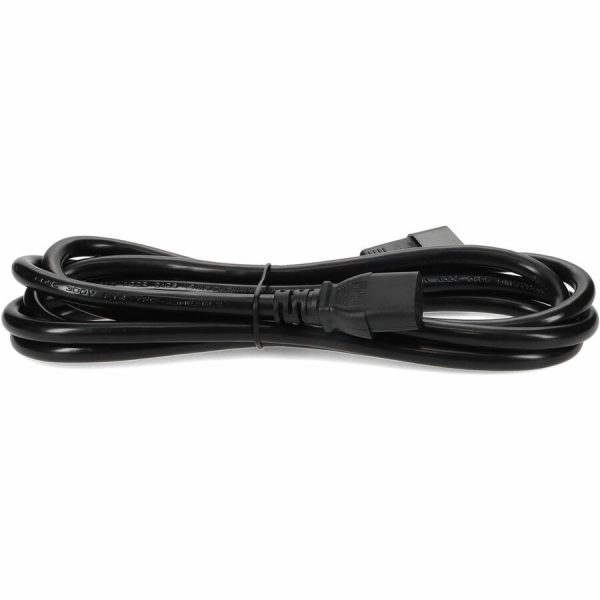6ft C13 Female to C14 Male 14AWG 100-250V at 10A Black Power Cable - Image 6