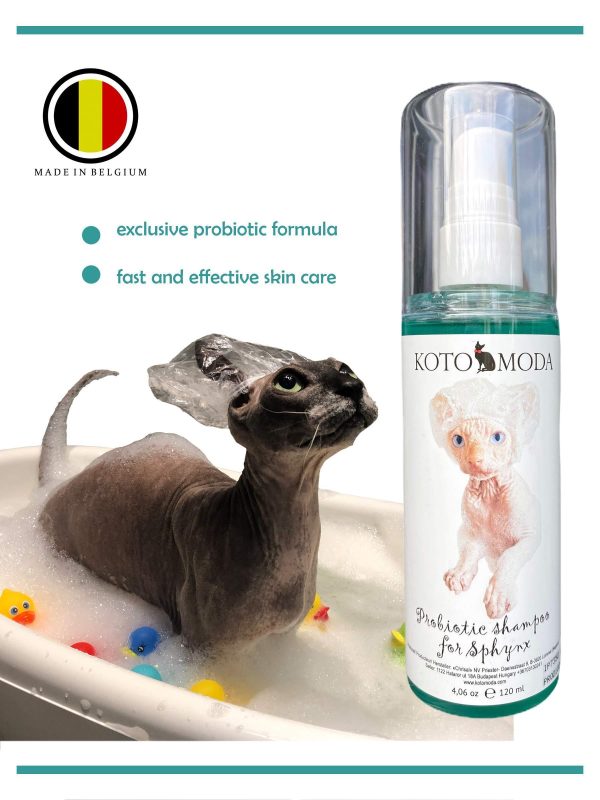 Probiotic Shampoo for Sphynx Cats (4.22) - Image 5