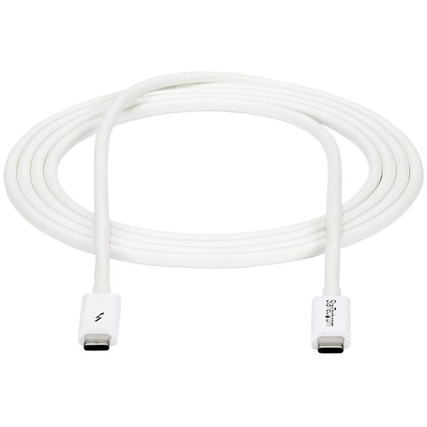 StarTech.com 6.6ft (2m) Thunderbolt 3 Cable, 20Gbps, 100W PD, 4K Video, Thunderbolt-Certified, Compatible w/ TB4/USB 3.2/DisplayPort - Image 5
