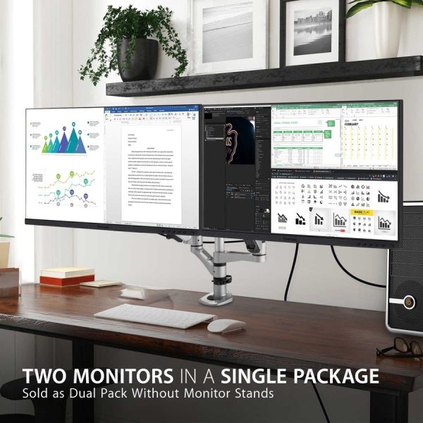 ViewSonic VG2455_56A_H2 24 Inch Dual Pack Head-Only 1080p IPS Monitors with USB C 3.2 with 90W Power Delivery, Docking Built-In, HDMI, VGA for Home and Office - Image 2