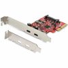StarTech.com 2-port 10Gbps USB C PCIe Card Adapter - USB 3.2 Gen 2 Type-C PCI Express Expansion Add-On Card - Windows, macOS, Linux