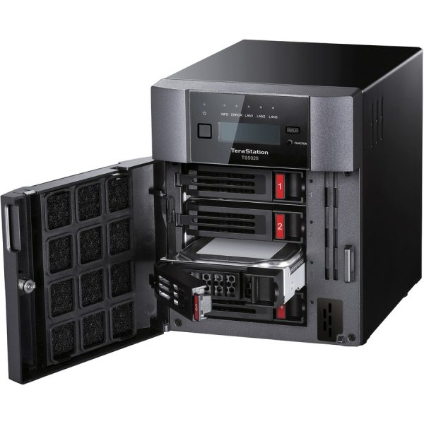 BUFFALO TeraStation 5420 4-Bay 16TB (2x8TB) Business Desktop NAS Storage Hard Drives Included - Image 3