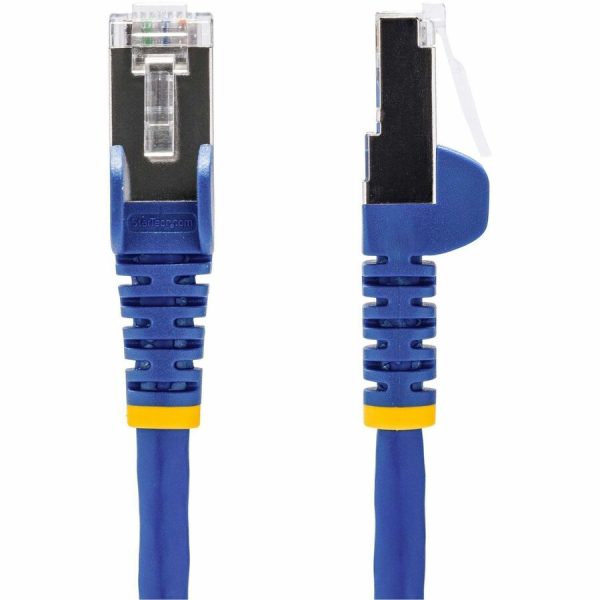 StarTech.com 6ft Blue CAT8 Ethernet Cable, Snagless RJ45, 25G/40G 2000MHz, 100W PoE, S/FTP, 26AWG Pure Bare Copper, LSZH Network Patch Cord - Image 2