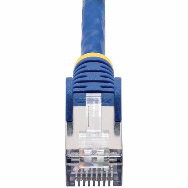 StarTech.com 6ft Blue CAT8 Ethernet Cable, Snagless RJ45, 25G/40G 2000MHz, 100W PoE, S/FTP, 26AWG Pure Bare Copper, LSZH Network Patch Cord - Image 4
