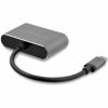 StarTech.com USB C to VGA and HDMI Adapter - Aluminum - USB-C Multiport Adapter - 6 in / 15.24 cm Built-In Cable - Image 2