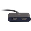 C2G 4K DisplayPort to Dual HDMI MST Hub - DisplayPort 1.2 to HDMI Splitter - M/F - Image 2