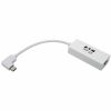 Eaton Tripp Lite Series USB-C to Gigabit Network Adapter with Right Angle USB-C, Thunderbolt 3 Compatibility - White - Image 5