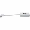 Eaton Tripp Lite Series USB-C to Gigabit Network Adapter with Right Angle USB-C, Thunderbolt 3 Compatibility - White - Image 6