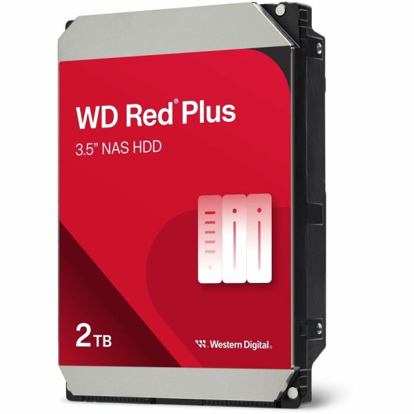 WD Red Plus WD20EFPX 2 TB Hard Drive - 3.5" Internal - SATA (SATA/600) - Image 2