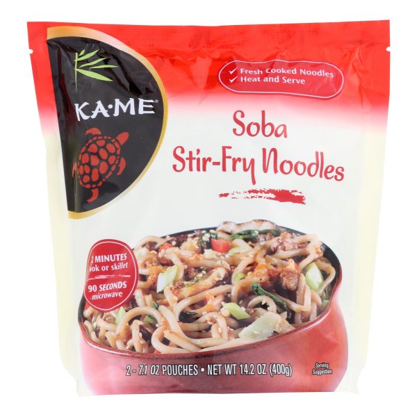 Ka'Me Soba Stir Fry Noodles - Case of 6 - 14.2 oz. - Image 2
