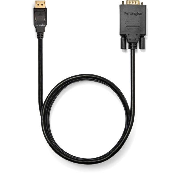 Kensington DisplayPort 1.2 (M) to VGA (M) Passive Unidirectional Cable, 6ft - Image 4