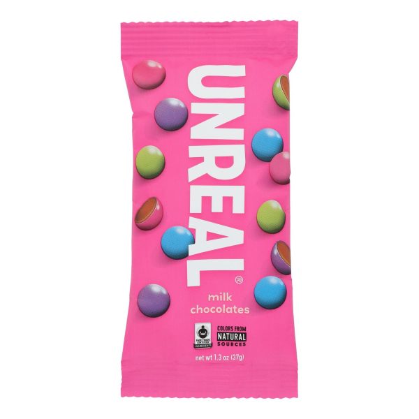 Unreal - Chocolate Gems Milk Chocolate - Case of 12 - 1.3 OZ - Image 3