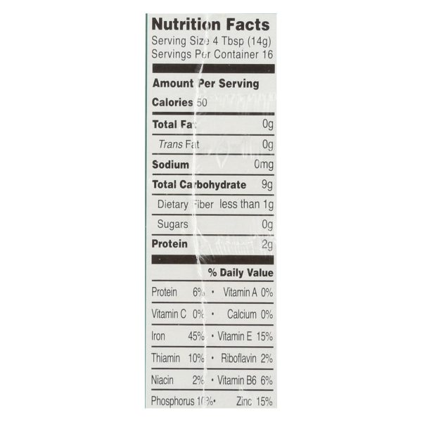 Earth's Best Organic Whole Grain Oatmeal Infant Cereal - Case of 12 - 8 oz. - Image 3
