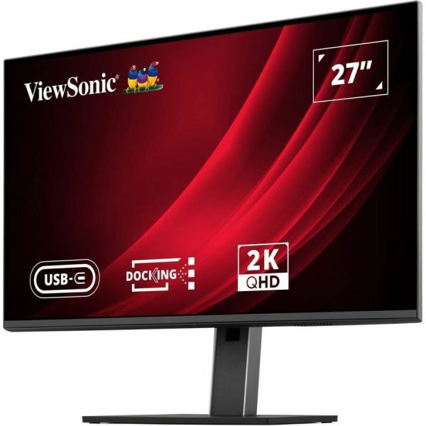 ViewSonic VG2758-2K 27 Inch 1440p IPS Docking Monitor with Advanced Ergonomics, 100W USB C, 5-port USB Hub, HDMI, DisplayPort, and Daisy Chain for Home and Office - Image 5
