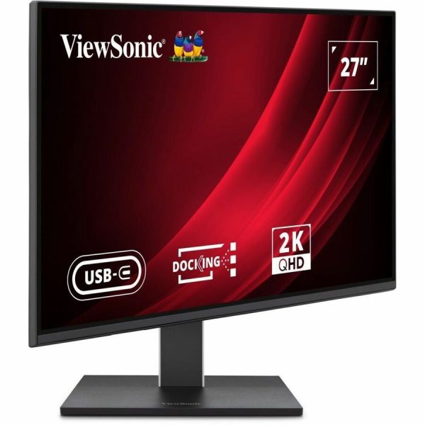 ViewSonic VG2758-2K 27 Inch 1440p IPS Docking Monitor with Advanced Ergonomics, 100W USB C, 5-port USB Hub, HDMI, DisplayPort, and Daisy Chain for Home and Office - Image 8