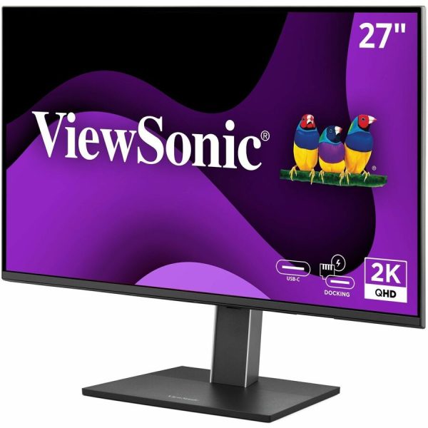 ViewSonic VG2758-2K 27 Inch 1440p IPS Docking Monitor with Advanced Ergonomics, 100W USB C, 5-port USB Hub, HDMI, DisplayPort, and Daisy Chain for Home and Office - Image 14