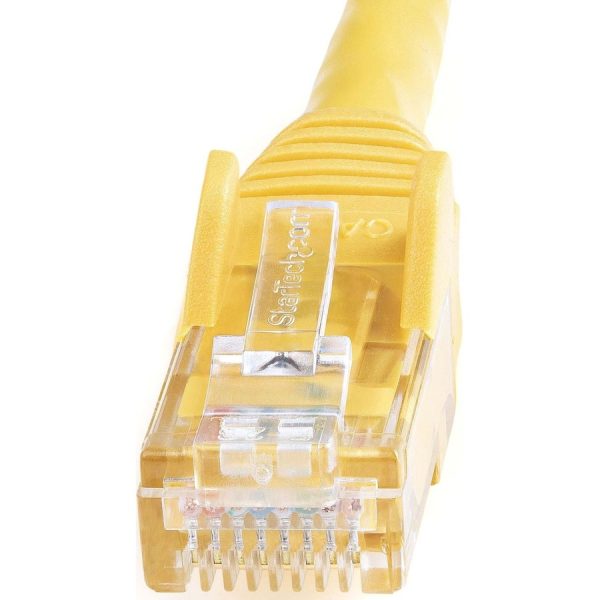 StarTech.com 30ft CAT6 Ethernet Cable - Yellow Snagless Gigabit - 100W PoE UTP 650MHz Category 6 Patch Cord UL Certified Wiring/TIA - Image 2