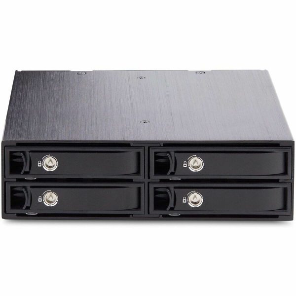 StarTech.com 4-Bay Backplane for U.2 Drives, Fits in a 5.25inch Bay, Mobile Rack for 2.5inch U.2 (SFF-8639) NVMe HDD/SSDs, Removable Trays - Image 3