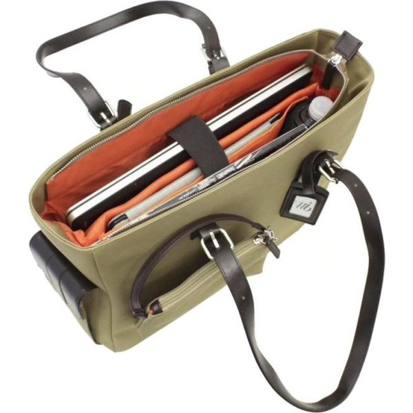 Francine Collection Slim Liberator Carrying Case (Tote) for 14" to 14.1" Notebook - Tan - Image 3