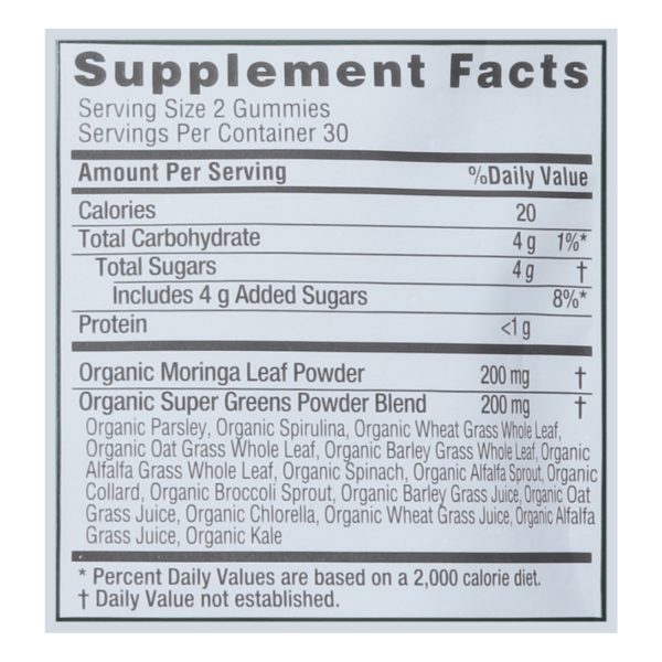 Kuli Kuli - Spr Gmmy Moringa Spr Green - 1 Each-60 CT - Image 2