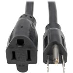Eaton Tripp Lite Series Power Extension Cord, NEMA 5-15P to NEMA 5-15R - Heavy-Duty, 15A, 120V, 14 AWG, 10 ft. (3.05 m), Black