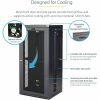 StarTech.com 4-Post 26U Wall Mount Network Cabinet, 19" Hinged Wall-Mounted Server Rack for Data / IT Equipment, Lockable Rack Enclosure - Image 4