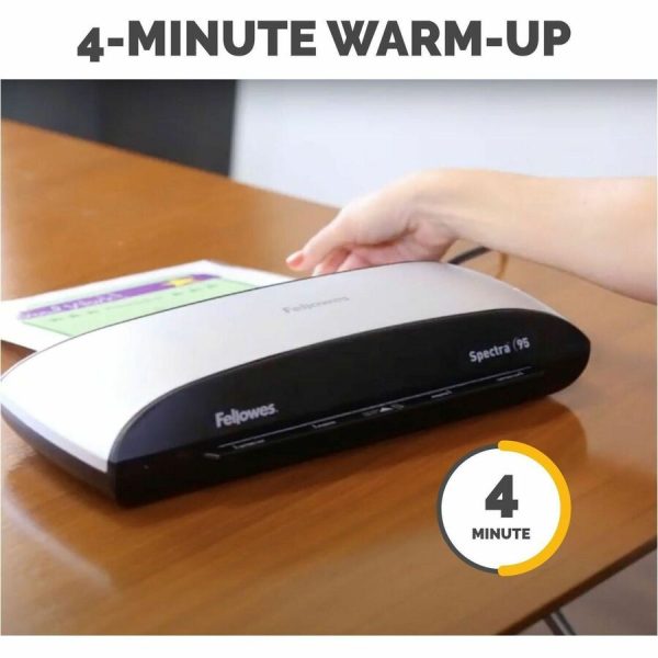 Fellowes Spectra™ 95 Thermal Laminator for Home or Home Office Use with 10 Pouch Starter Kit - Image 2
