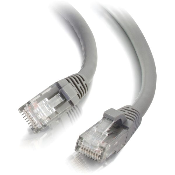 C2G 8ft Cat6 Snagless Unshielded (UTP) Network Patch Ethernet Cable-Gray - Image 3