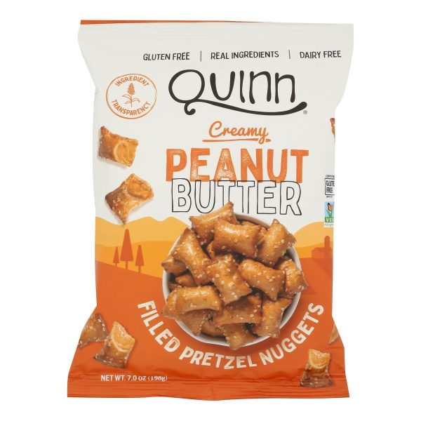Quinn Popcorn - Pretzels Peanut Butter Nuggets - Case of 8 - 7 OZ - Image 2