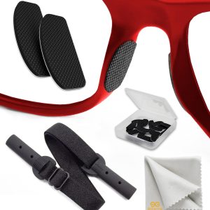 SIGONNA Eye Glasses Nose Grip Non Slip - 1 mm Ultra Thin Eyeglass Nose Pads Anti Slip - Silicone Nose Pads Glasses Anti-Slip - Sunglass Nose Bridge Pads Glasses - 6 Pairs - 1mm x 7mm x 16mm