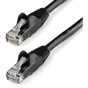 StarTech.com 5ft CAT6 Ethernet Cable - Black Snagless Gigabit - 100W PoE UTP 650MHz Category 6 Patch Cord UL Certified Wiring/TIA