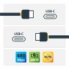 StarTech.com 20in (50cm) USB C Charging Cable, Coiled Heavy Duty Fast Charge & Sync USB-C Cable, High Quality USB 2.0 Type-C Cable, Black - Image 2