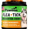 Flea and Tick Prevention for Dogs Chewables   Natural Dog Flea and Tick Control Supplement   Flea & Tick Chews for Dogs   Oral Flea Pills for Dogs   Pest Defense   All Life Stages   Made in USA