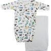 Print Infant Gown And Recieving Blanket Cs_0096