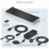 StarTech.com 4K USB-C Dock, Triple UHD 4K Monitor Docking Station, Mac & Windows, HDMI & DisplayPort, 100W PD, 5x USB 5Gbps Hub, TAA - Image 7