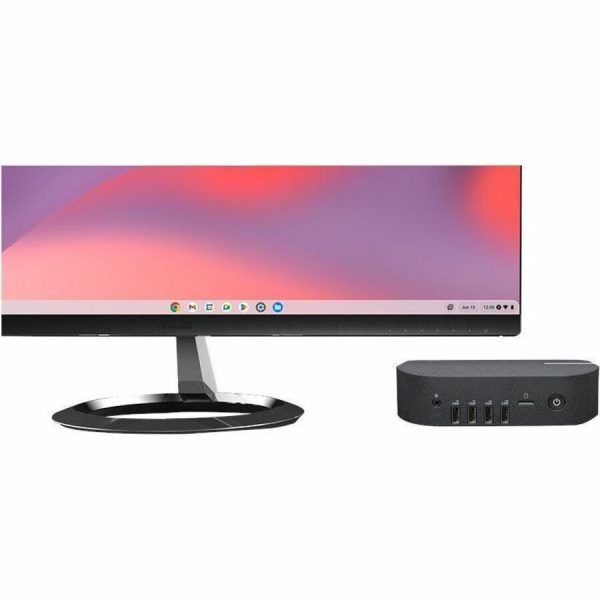 Asus Chromebox 5a Chromebox - Intel Core i5 13th Gen i5-1335U - 8 GB - 128 GB SSD - Mini PC - Eco Black - Image 4