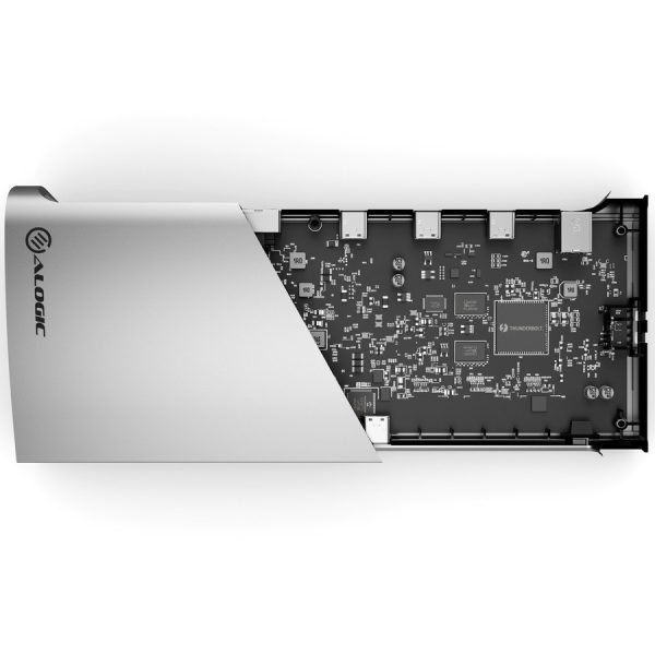 Alogic Thunderbolt 4 docking station with ultra-fast data transfer, 100W power delivery, and support for dual 8K or triple 4K displays - Image 5