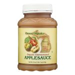 Omena Organics Apple Sauce - Organic - Unsweetend - Case of 12 - 23 oz