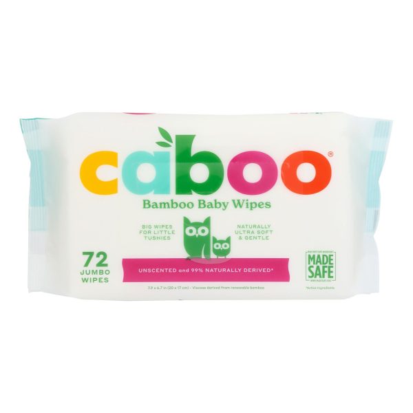 Caboo - Baby Wipes Bamboo 72 Count - Case of 12-1 Count - Image 2