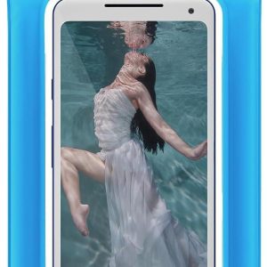 Waterproof Phone Case for iPhone 15 14 13 12 Pro Max XS Samsung PVC (Turquoise)