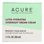 Acure - Cream Ultra Hydrt Ovrnght - 1 Each-1.7 FZ