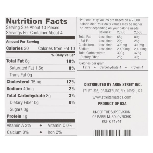 Streit's - Soup Nuts Large - Case of 12 - 1.75 OZ - Image 3