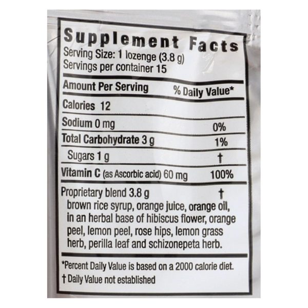 Zand HerbaLozenge Orange C Natural Orange - 15 Lozenges - Case of 12 - Image 2
