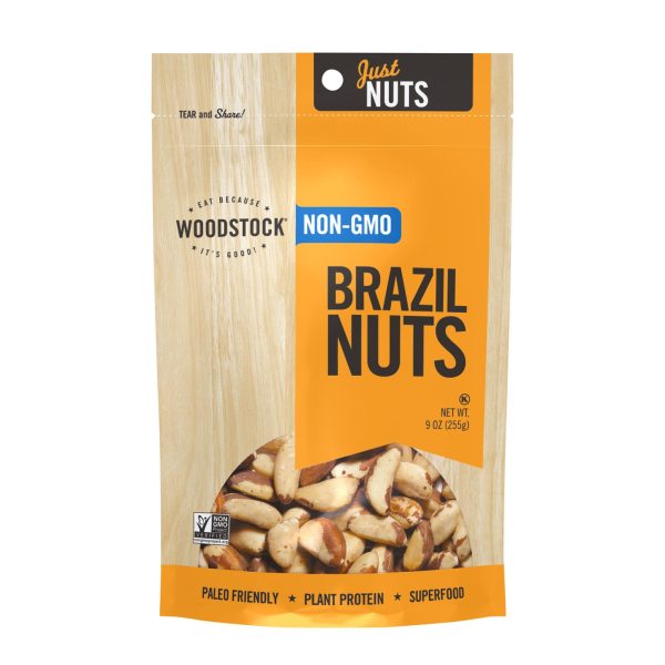 Woodstock Non-GMO Brazil Nuts - Case of 8 - 9 OZ - Image 3
