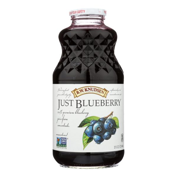 R.W. Knudsen - Juice - Just Blueberry - Case of 6 - 32 fl oz - Image 2