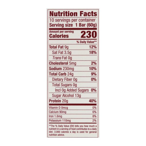 Think! Thin Lemon Delight High Protein Bars - Case of 10 - 2.1 OZ - Image 2