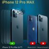 3 Pack Screen Protector Premium Quality Compatible for iPhone 12 Pro Max with 2 Pack Camera Lens Protector Tempered Glass 9H Hardness 2.5D with Easy Instalation Case (6.7 Inch) - Image 6