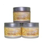 Organic Whipped Shea Body Shimmers Travel Size   Bronze Diamond & Gold Shimmer   Vegan Cruelty Free