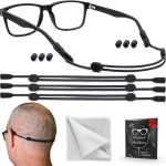 SIGONNA Eyeglass Strap Holder String   Adjustable Eye Glasses Holders Around Head   No Tail Sunglasses Holder Glasses Strap for Men Women   Glasses Lanyard String   3 Cords
